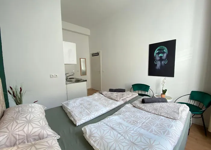 8 Fully Equipped Studio Shared Apt W Terrace Margareten